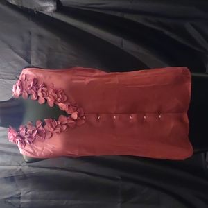 Ann Taylor size small sleeveless pink blouse